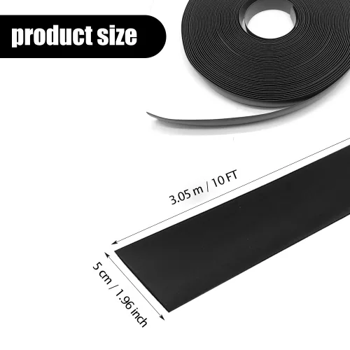 Vista 2 de Tira de Laminado Autoadhesiva de Transición de Piso - Cubierta de Junta de Umbral, Moldura de Puerta de Vinilo con Elegante Diseño de Veta de Madera