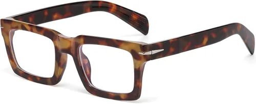 Vista 6 de AIEYEZO Gafas de luz azul para mujeres y hombres, marco cuadrado, color negro, rectangular, para computadora, juegos, bloqueo de luz azul