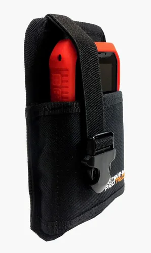 Vista 7 de Sonim XP5S - Funda de gel de silicona para Sonim XP5s XP5800 y funda de nailon balístico de grado militar por Wireless ProTECH (rojo)