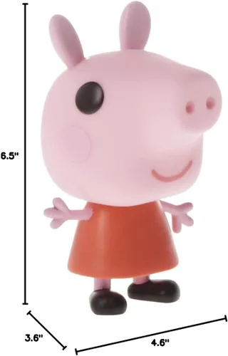 Vista 2 de Funko Animación POP: Peppa Pig- Peppa Pig, Multicolor, Estándar