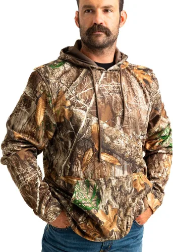 Vista 2 de Realtree Sudadera con capucha de camuflaje de peso medio y sherpa para hombre