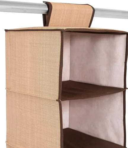 Vista 2 de El mejor organizador colgante de closet disponible en internet (gris)