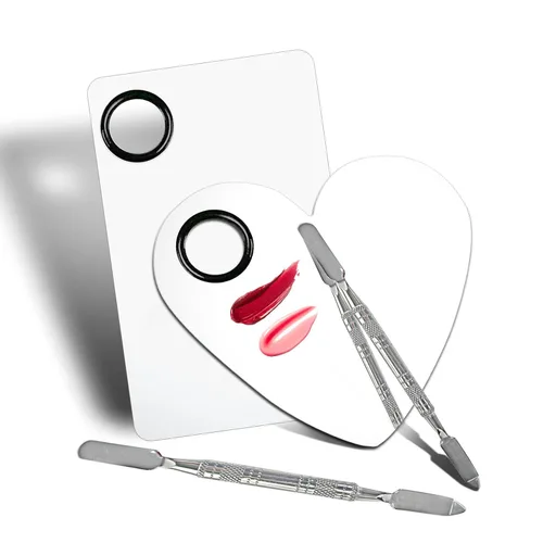 Vista 10 de Espátula de maquillaje coreana, espátula de maquillaje coreana Picasso, espátula de base coreana, espátula coreana profesional y paleta de mezcla