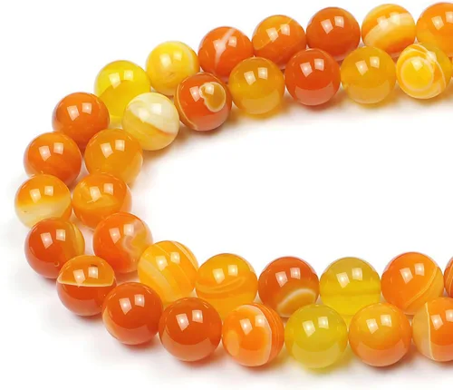 Vista 29 de MJDCB Cuentas de Turquesa Africana Natural Redondas Piedras Sueltas para Hacer Joyas Pulsera Collar Accesorio DIY 15" (4mm)