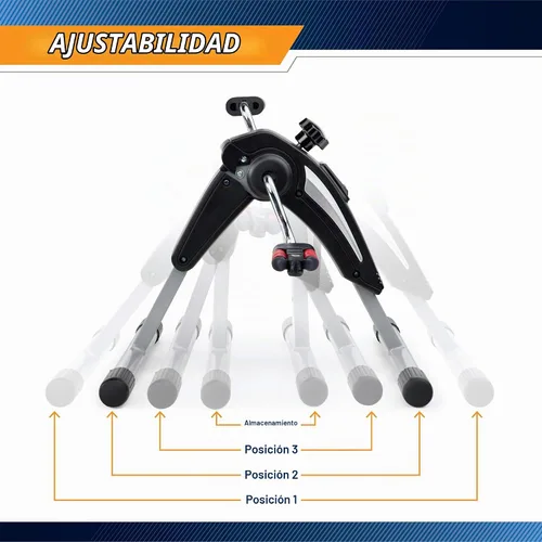 Vista 7 de MARCYMarcy Magnetic Resistance Folding Exercise Bike with Transport Wheels - NS-653