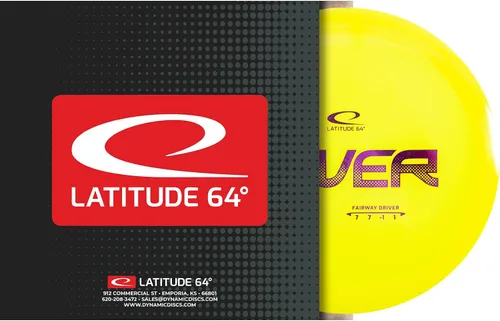 Vista 3 de Disco de golf Latitude 64 Opto River Distancia Driver Disc Disco de golf Frisbee de distancia máxima Fácil de lanzar para principiantes 6.00