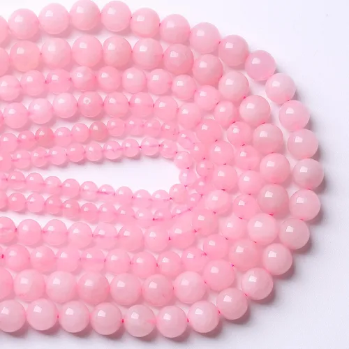 Vista 234 de 100 cuentas de piedra multicolor natural de 0.236 pulgadas (0.236 in), cuentas espaciadoras sueltas redondas para hacer pulseras, collares, aretes
