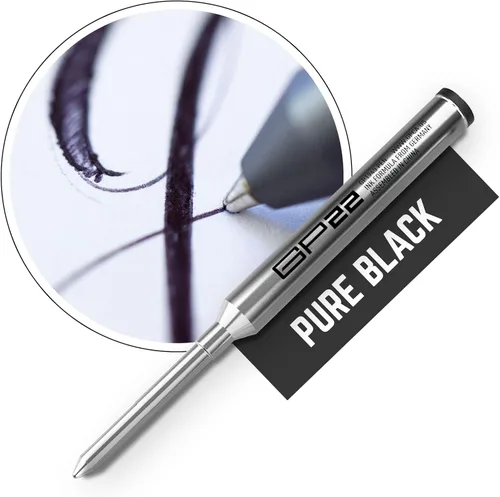 Vista 8 de GPCA GP 1945 - Recambio de tinta de gel para bolígrafo GP22, recambios de tinta alemana de escritura suave para bolígrafos Bolt Action, flujo
