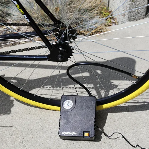 Vista 4 de EPAuto bomba de compresor de aire portable para auto 12 V DC, inflador de llantas para vehículo utilitario mediano/compacto. Bomba de compresor