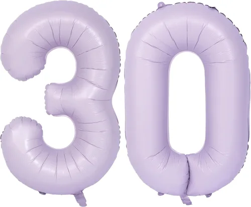 Vista 23 de Globos de 40 pulgadas con números de caramelo, papel de aluminio de helio, globos de látex de Mylar para fiesta de cumpleaños, decoración digital 0
