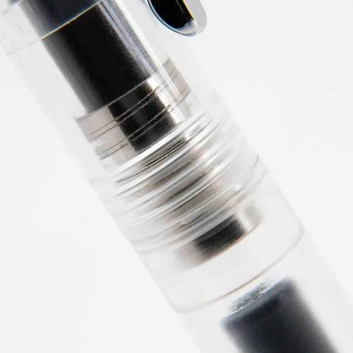 Vista 9 de Monteverde MVP - Pluma estilográfica Diamond Clear - Punta extrafina - Mini bolígrafo de bolsillo compacto y versátil - Punta JoWo fabricada