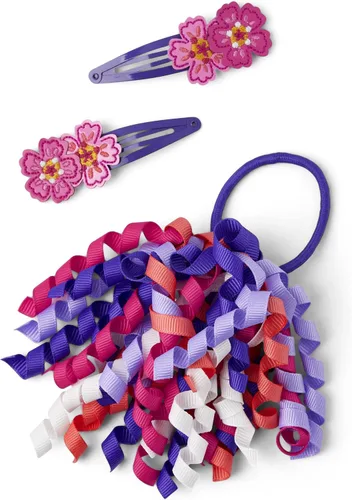 Vista 12 de Gymboree Paquete de 3 clips de presión y accesorios para el cabello para niñas y niños pequeños