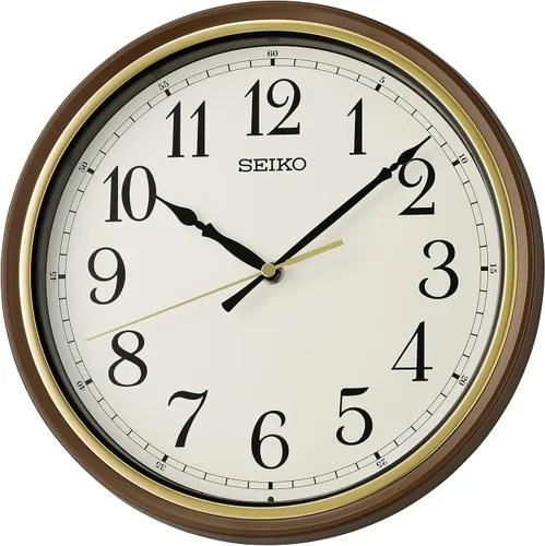 Vista 6 de SEIKO Reloj de pared Oita de 11 pulgadas, plateado metálico