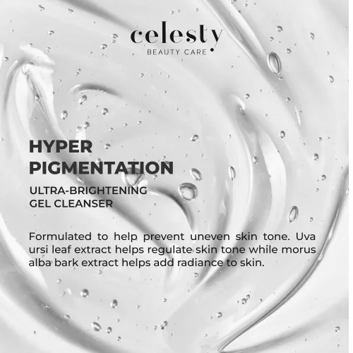 Vista 5 de Celesty Beauty - Gel limpiador facial iluminador, vitamina C, ácido glicólico (AHA), ácido salicílico (BHA), extracto de hoja de Uva Ursi Pro