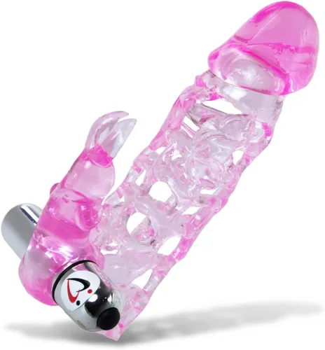 Vista 5 de LeLuv Reemplazo de la manga del pene para Deep Diver Tickler - Conejo texturizado macho o consolador mejora