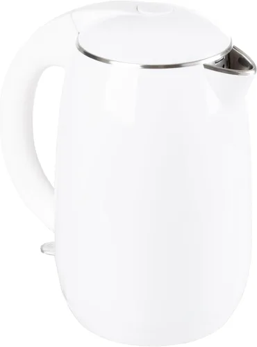 Vista 9 de Hervidor eléctrico – Calentador de agua de ebullición rápida con apagado automático con interior de acero inoxidable y construcción de doble pared