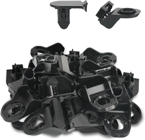 Vista 10 de OTUAYAUTO 50 clips de sujeción de parachoques para guardabarros, OEM # 52161-02020 clips automotrices de nailon tipo empuje de 0.316 pulgadas