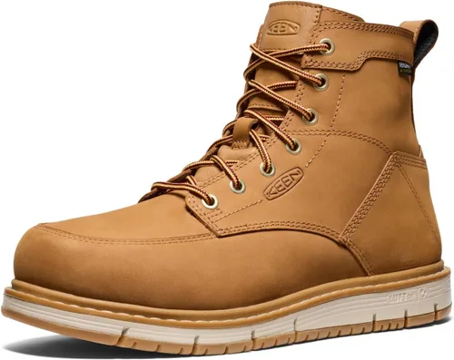 Vista 3 de KEEN Utility Men's San Jose 6" Alloy Toe Waterproof Wedge Work Boots