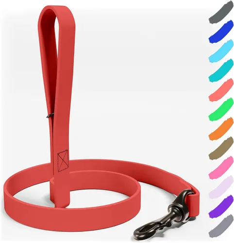 Vista 13 de Biothane - Correa para perro extra resistente, fabricada en Estados Unidos, correas impermeables para perros grandes, medianos y pequeños, correa