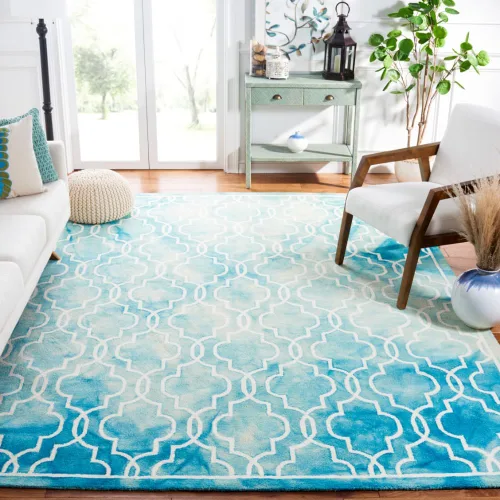 Vista 38 de SAFAVIEH Dip Dye Collection DDY539G - Alfombra decorativa de lana prémium hecha a mano con acuarela marroquí de 2 x 3 pies, color beige/marfil