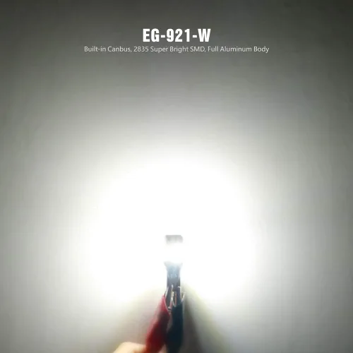 Vista 3 de SiriusLED - Bombilla LED de respaldo trasero sin error (tamaño 921, súper brillante, 3030, SMD, xenón, 6000 K, 2 unidades)