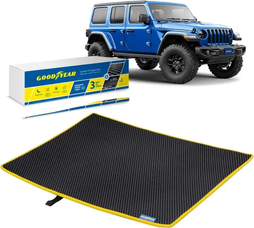 Vista 8 de Goodyear Forro de tapete de carga de ajuste personalizado para Honda CR-V 2012-2016 – Forro de maletero resistente, forma de diamante, equipaje