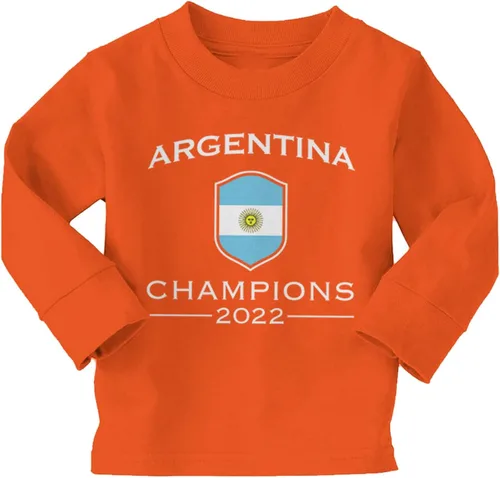 Vista 3 de Argentina Champions 2022 - Camiseta de algodón para bebés/niños pequeños
