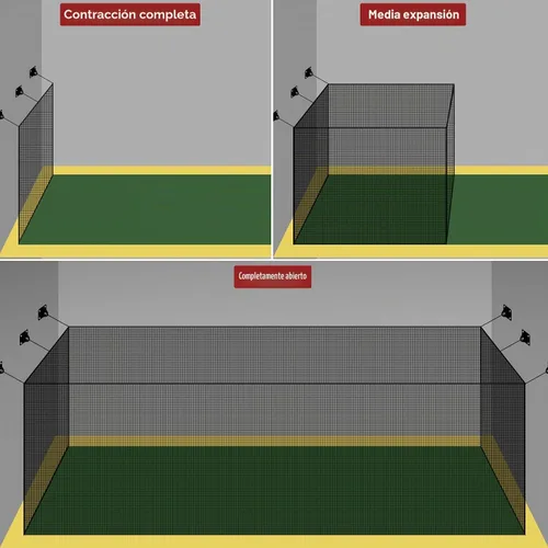 Vista 7 de RIIFRILY Baseball Batting Cage Nets, #30/#45 NET ONLY, 20'L/ 35'L/55'L/70'L