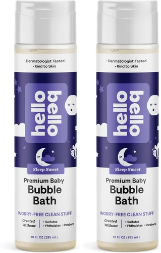 Vista 16 de Hello Bello Baño de burbujas para bebé, aroma suave de vainilla de coco, 10 onzas