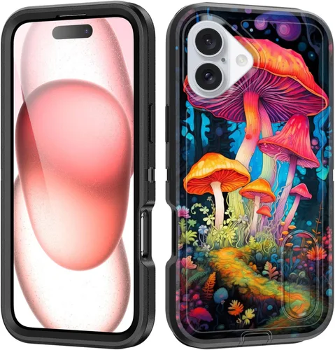 Vista 102 de Funda para iPhone Air con soporte integrado, a prueba de golpes, polvo y caídas, 3 capas, grado militar, funda protectora para iPhone Air de 6.5