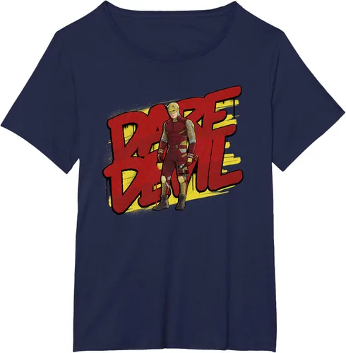 Vista 9 de Marvel Daredevil - Traje amarillo y rojo She-Hulk Disney+ camiseta, Negro
