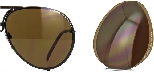 Vista 22 de Porsche Design Juego de lentes originales solo para el modelo P8478-100% auténtico