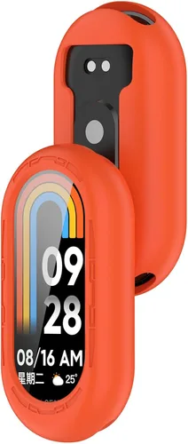 Vista 7 de Funda protectora para Mi Band 8, a prueba de golpes, resistente a los golpes, funda de parachoques para Xiaomi Mi Band 8 Activity Tracker