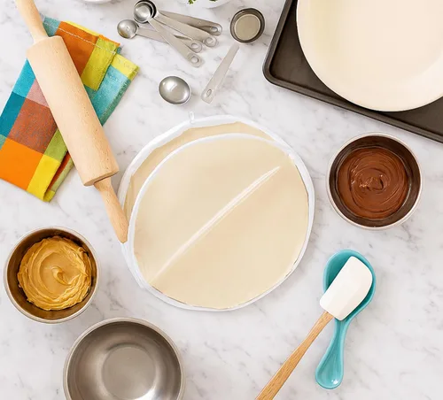 Vista 5 de Mrs. Anderson's Baking Easy No-Mess - Bolsa para hacer corteza para tartas, sin BPA, 11 pulgadas, juego de 2