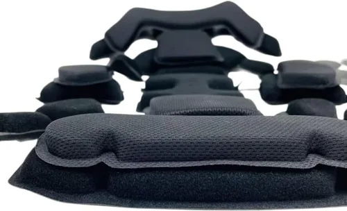 Vista 2 de ATAIRSOFT Juego de almohadillas protectoras tácticas para casco de repuesto universal de espuma de memoria interna, compatible con Segunda