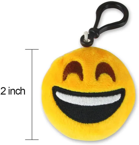 Vista 3 de Llaveros emoji, de Dreampark, para fiestas, Navidad, cumpleaños