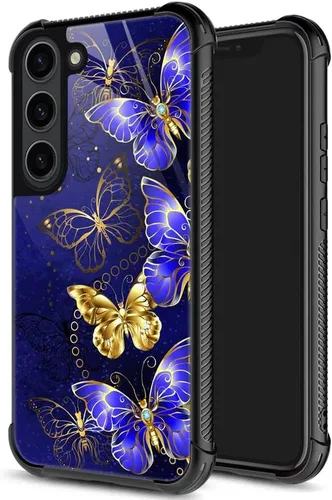Vista 32 de ZHEGAILIAN Funda para Samsung Galaxy S23 Ultra, protección de grado militar, esquinas a prueba de golpes, funda antiarañazos para Samsung Galaxy S23