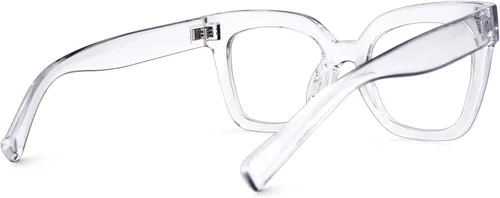 Vista 64 de Zeelool Gafas de luz azul para mujer de moda de tira cuadrada de moda gafas de computadora gafas antifatiga ocular Malcolm JGA000269-22B