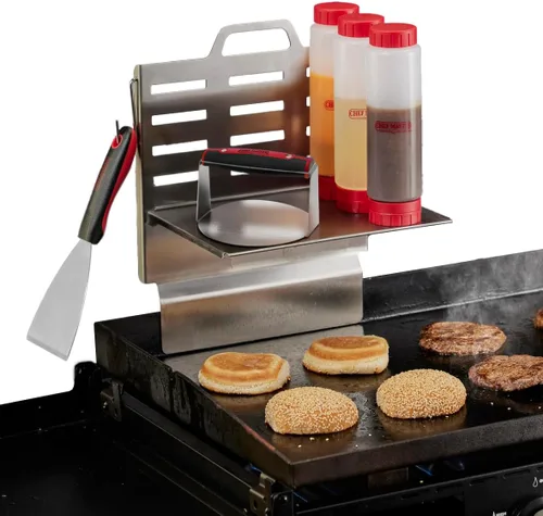 Vista 11 de Chef Master - Bandeja de vapor para estante de plancha 90260, para tamaños de 1/3 1/6 1/9 Sartén de vapor