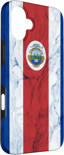 Vista 63 de Bandera de Costa Rica y fondo elegante - Funda del orgullo costarricense para iPhone 17