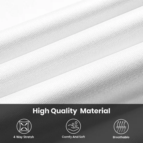 Vista 5 de QINGXUN Polo de manga corta con estampado gráfico para mujer, polo de golf que absorbe la humedad