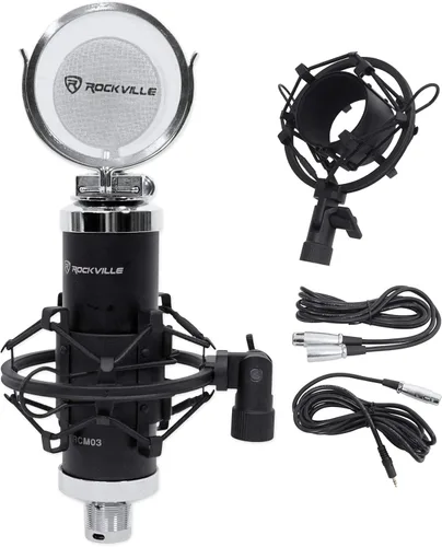 Vista 3 de Audiosavings Bundle: Par de monitores de estudio alimentados Mackie CR4.5BT con control de tono/paquete Bluetooth con micrófono condensador