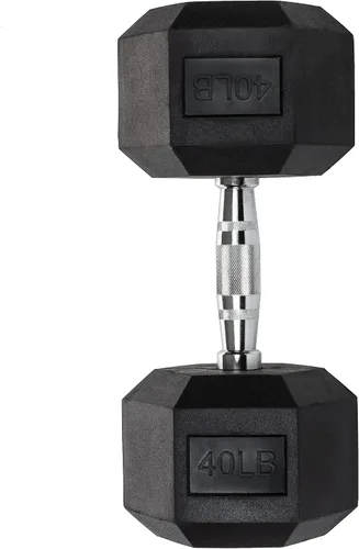 Vista 8 de Iron Crush Mancuernas hexagonales – Pesas recubiertas de PVC, asas moleteadas cromadas, mancuernas hexagonales fijas – entrenamiento, ejercicio