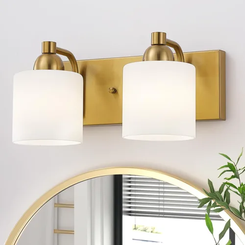 Vista 12 de Mecgirn Apliques de Pared de Vidrio Esmerilado Níquel Cepillado, Paquete de 1 Luminarias de Pared Interiores Cableadas para Sala de Estar, Pasillo