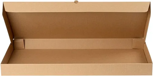 Vista 54 de Restaurantware - Cajas para pizza, 50 unidades, 14 x 7 x 1.5 pulgadas, embalaje de papel de cartón corrugado con bloqueo de pestañas, resistente a