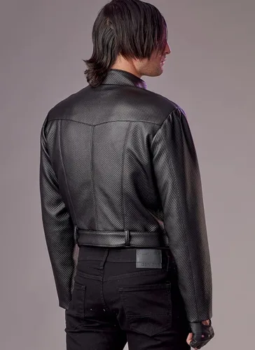 Vista 7 de McCall M8188A Moto Jacket - Kit de patrón de costura unisex, código M8188, tallas XS a XL