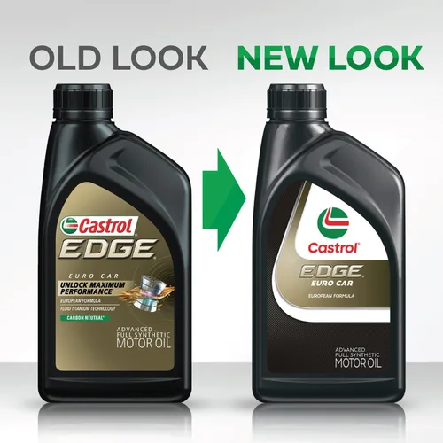 Vista 5 de Aceite de motor sintético avanzado Castrol Edge Euro 0W-40 A3/B4, 1 cuarto de galón, paquete de 6