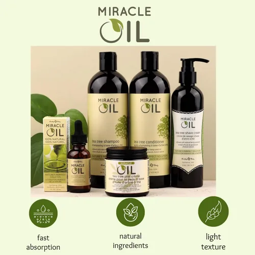 Vista 7 de Earthly Body Miracle Oil Tea Tree Shampoo 16 Fl Oz