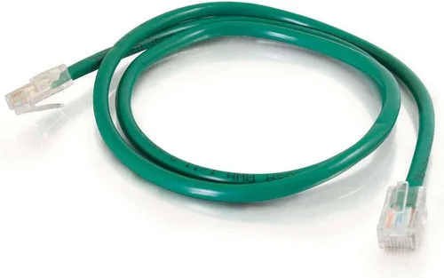 Vista 128 de C2G 24494 Cable cruzado Cat5e - Cable de conexión de red sin blindaje sin arranque, naranja (3 pies, 3.0 ft)