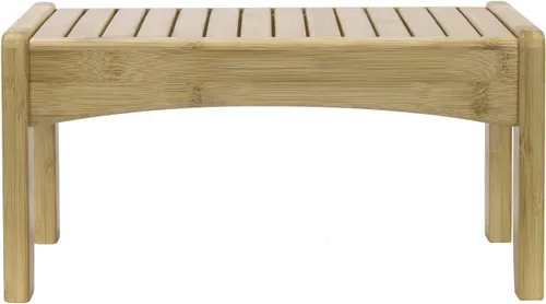 Vista 6 de Sorbus Taburete pequeño de bambú – Taburete de madera con reposapiés y taburete de entrenamiento para ir al baño para niños pequeños